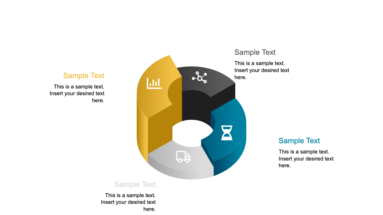 Simple Infographics 3D Charts